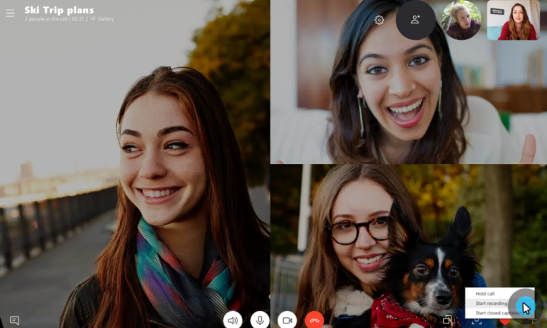 Skype opname functie opnemen gesprekken