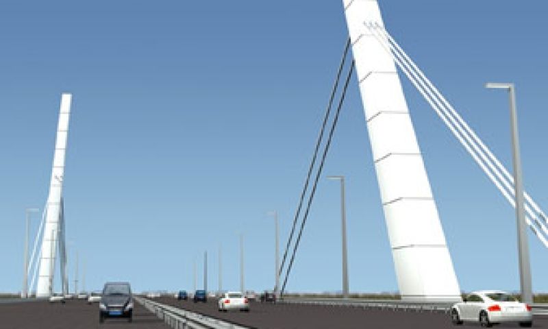 Muiderbrug wordt asymmetrisch lijnenspel