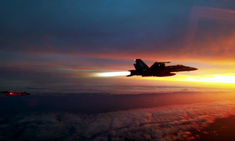 Video: Gave beelden van F18's in actie