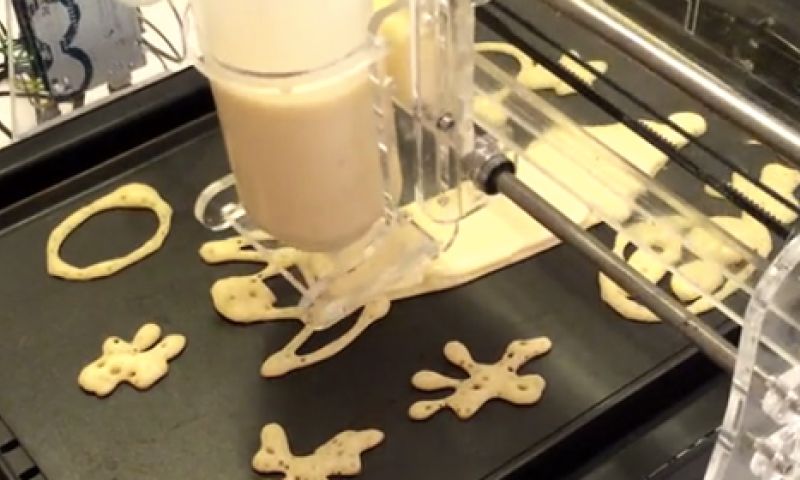 3D-printer voor pannenkoeken, je kon er op wachten
