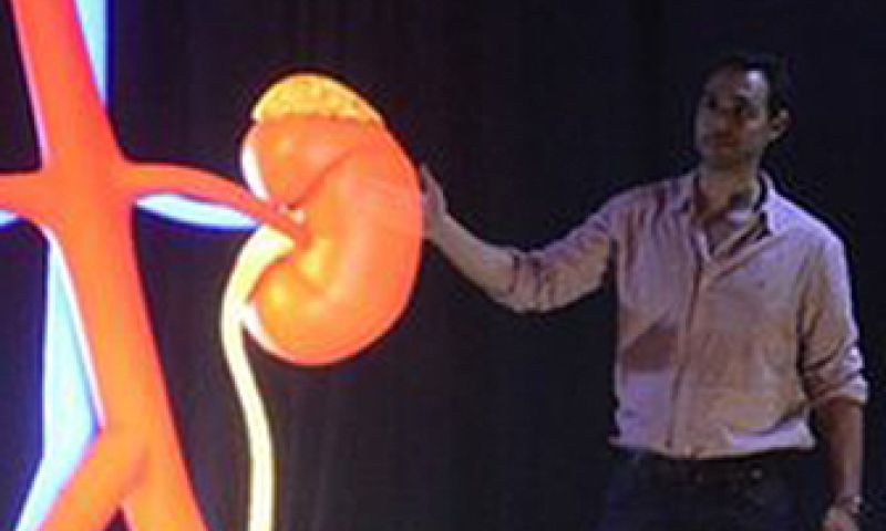 Een hologram in de collegezaal