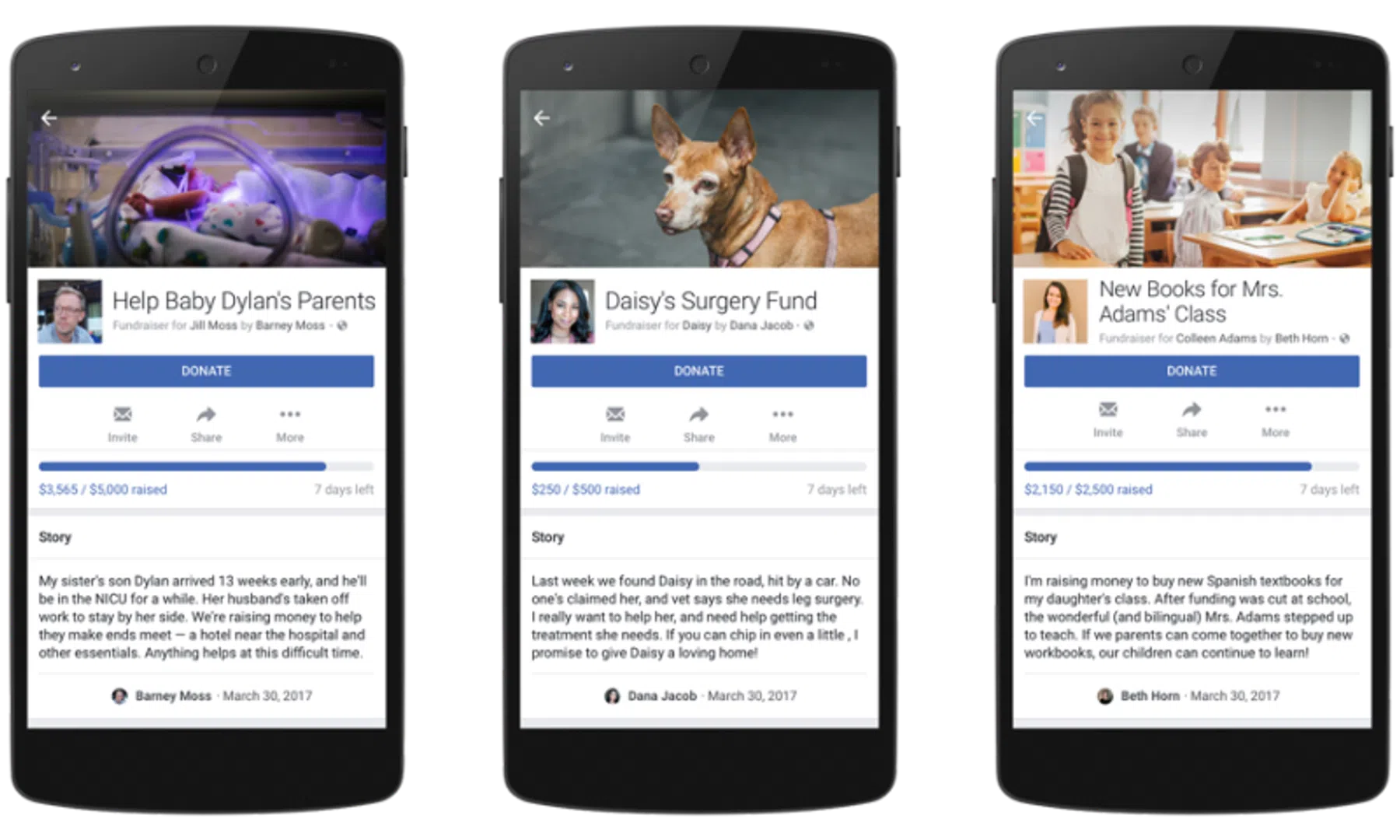 Facebook gaat je helpen met geld inzamelen