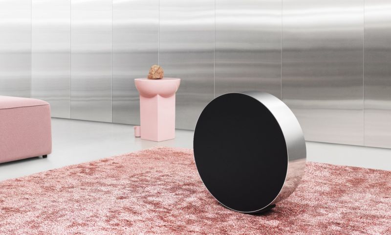 nieuwe speaker b&o rond rollen bang & olufsen beoplay edge