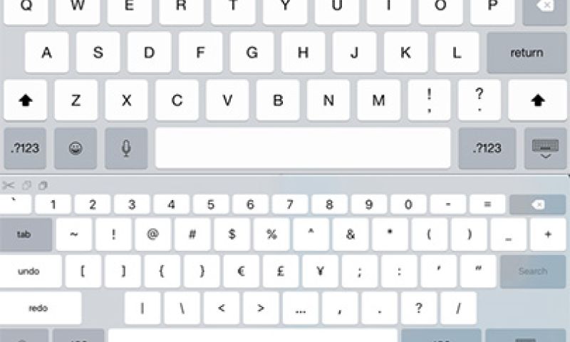 Groter toetsenbord in iOS 9 wijst op komst iPad Pro
