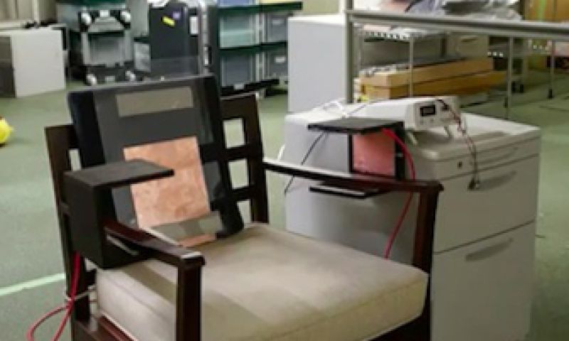 Haptische stoel voor horrorfans