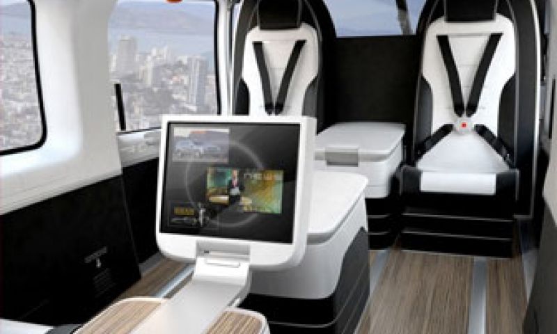 Luxe Mercedes in de lucht