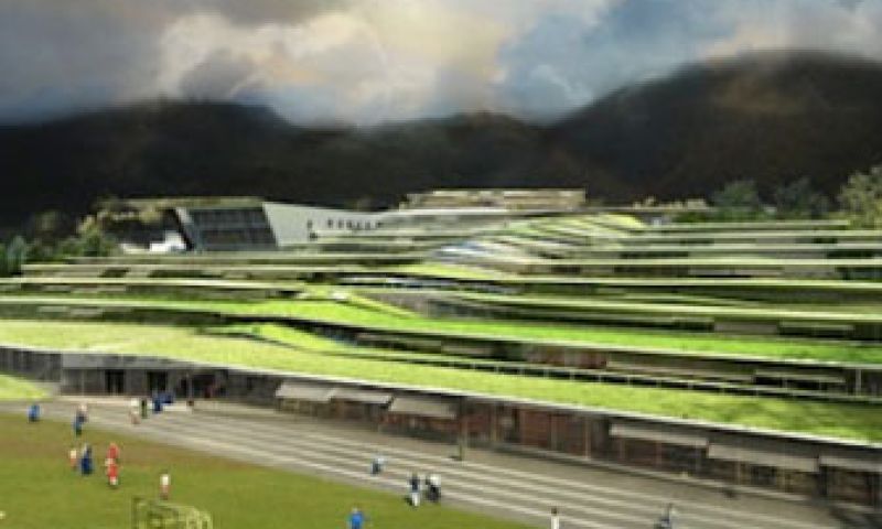 Naar school in de heuvel