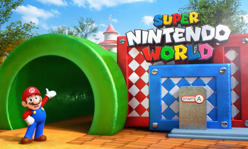 Video: de eerste glimp van Super Nintendo World