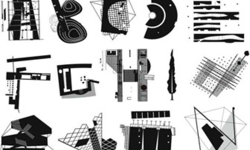 Koolhand: een lettertype van gebouwen van Rem Koolhaas