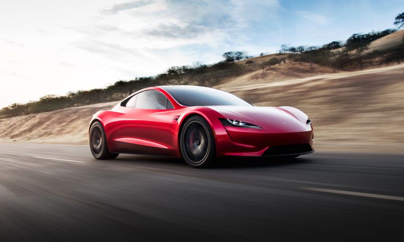Tesla Roadster krijgt rocket boosters