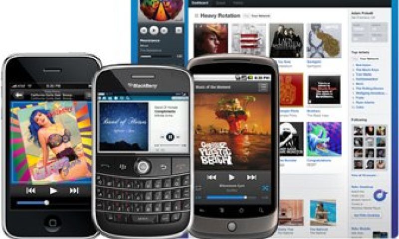 Muziekdienst Rdio biedt 5 miljoen tracks