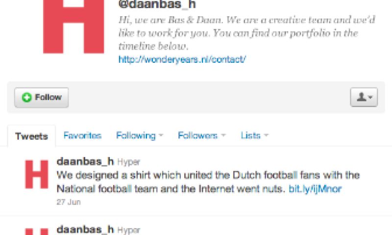 Baan dankzij slimme volgactie op Twitter