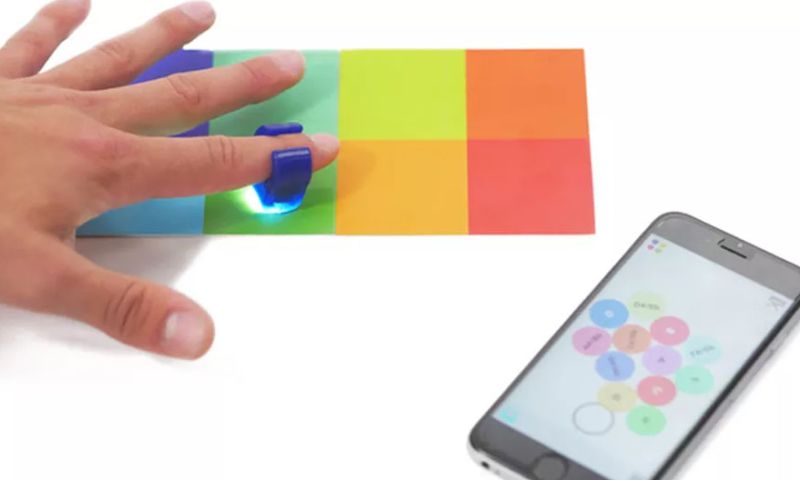 Met deze ringen bespeel je instrumenten door op tafel te tikken