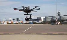 Thumbnail for article: Schiphol test drones voor inspectie en vervoer goederen