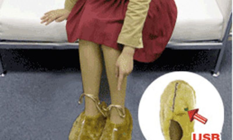 Oplaadbare warme sloffen