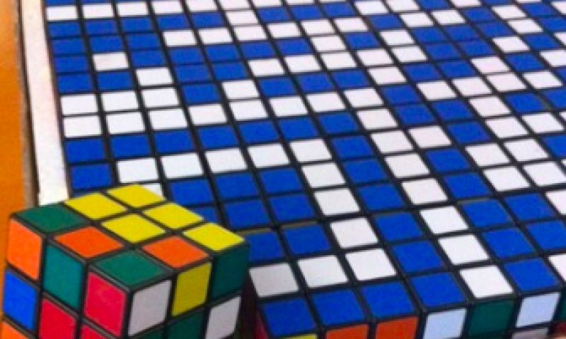 QR-code van Rubiks Kubus 