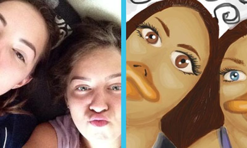 De nieuwe Draw Something? Selfieteken-app French Girls