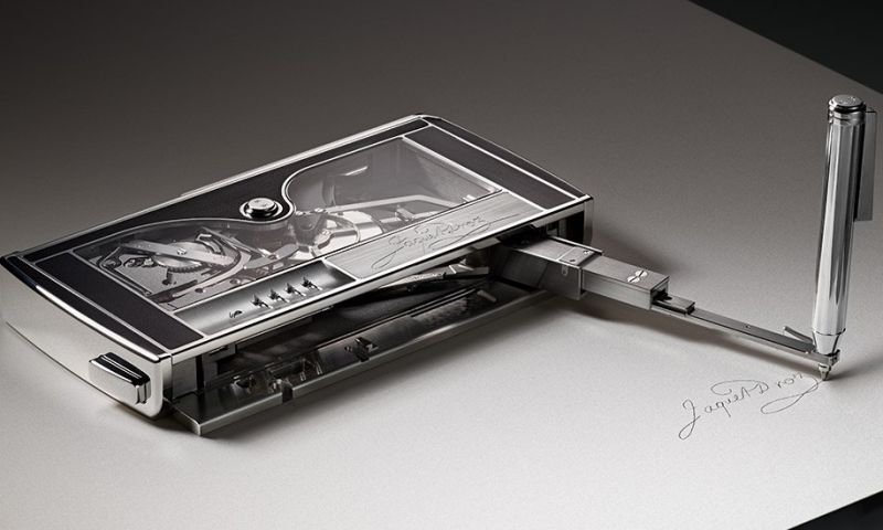 Zwitserse horlogemaker bouwt handtekeningmachine