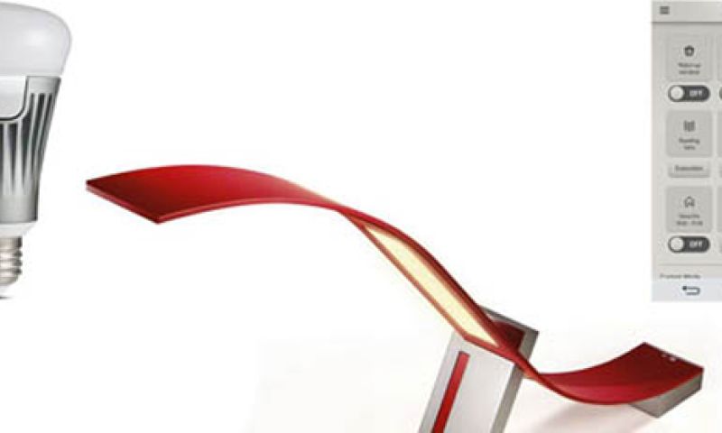 Deze kromme oled-lamp van LG neemt 't op tegen Philips Hue