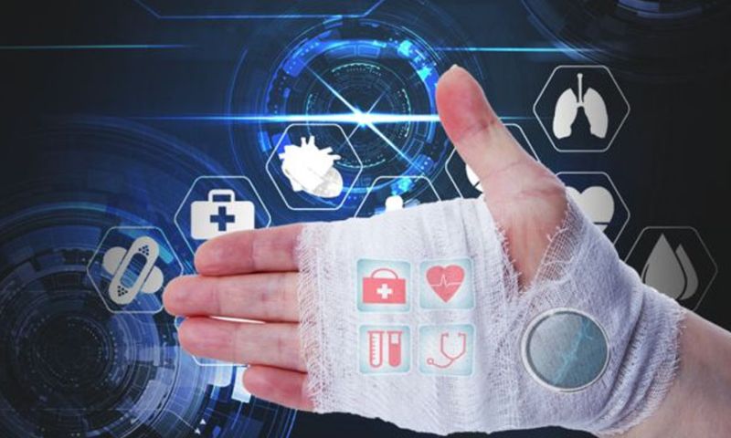 Slim verband maakt genezen van een wond inzichtelijk