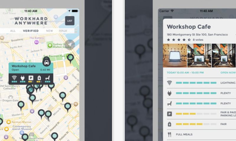 Vind een handige flexplek met deze app
