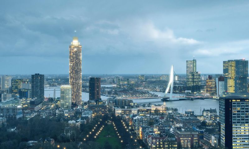 rotterdam verkeer opstopping betonwagen bouwverkeer