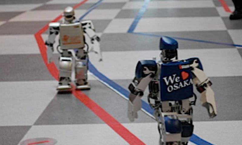 Spannende finish voor eerste robo-marathon