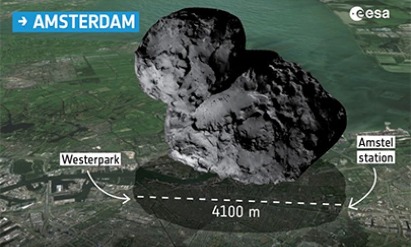 Touchdown! ESA landt als eerste op een komeet