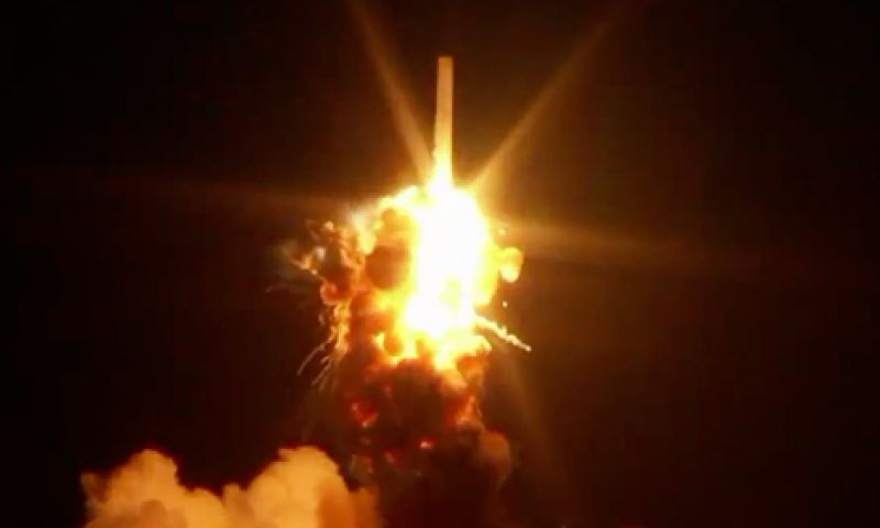 Video: NASA-raket ontploft na lancering