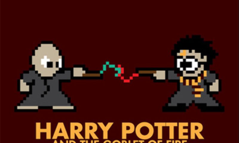 Filmposters blockbusters in 8bit