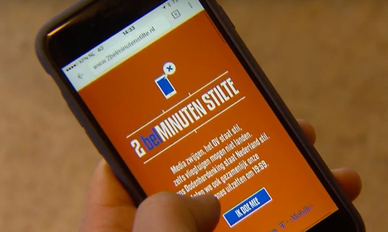 'Zet vanavond je telefoon uit tijdens Dodenherdenking'