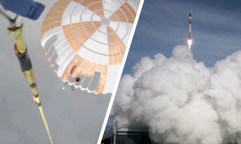 Raket vangen helikoper rocket lab helicopter