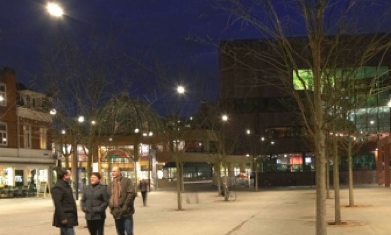 Zwevende straatverlichting in Eindhoven