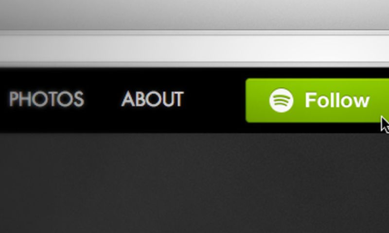 Spotify heeft nu een volgknop voor op je site