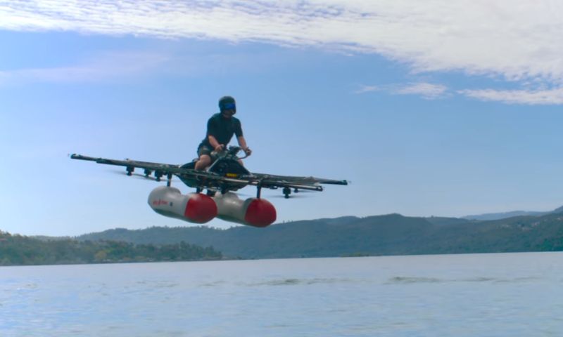 Deze drone van Google-topman vliegt over water