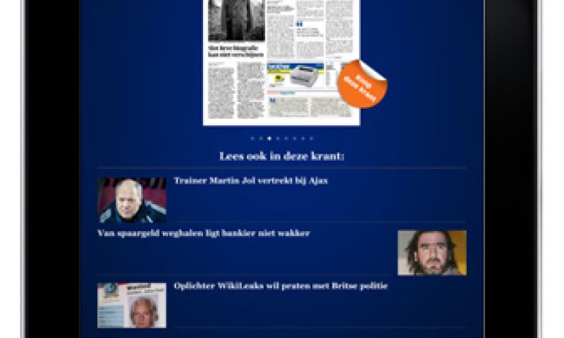 Volkskrant op iPad