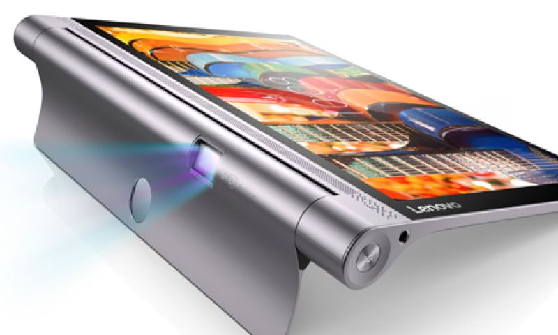 Deze tablet van Lenovo projecteert je scherm op de muur