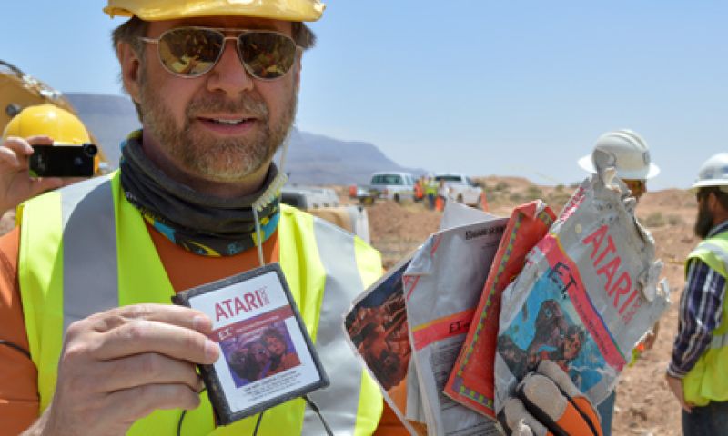 Gevonden! Legendarische voorraad Atari-game E.T. op vuilstort