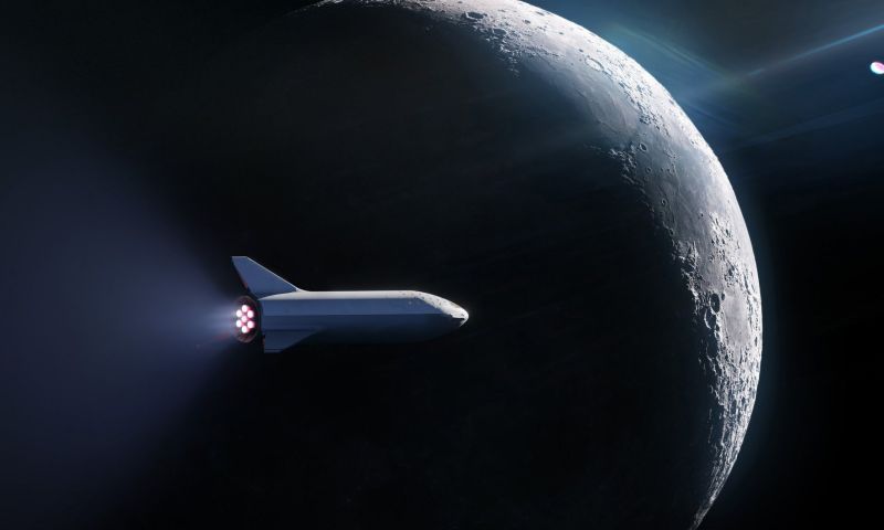 Eerste aanmelding voor vlucht om de maan met SpaceX