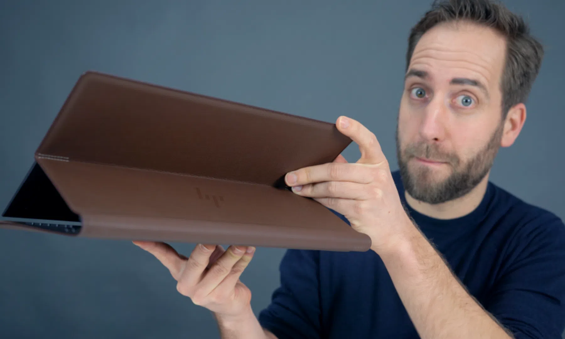 review hp spectre folio laptop notebook leer leren