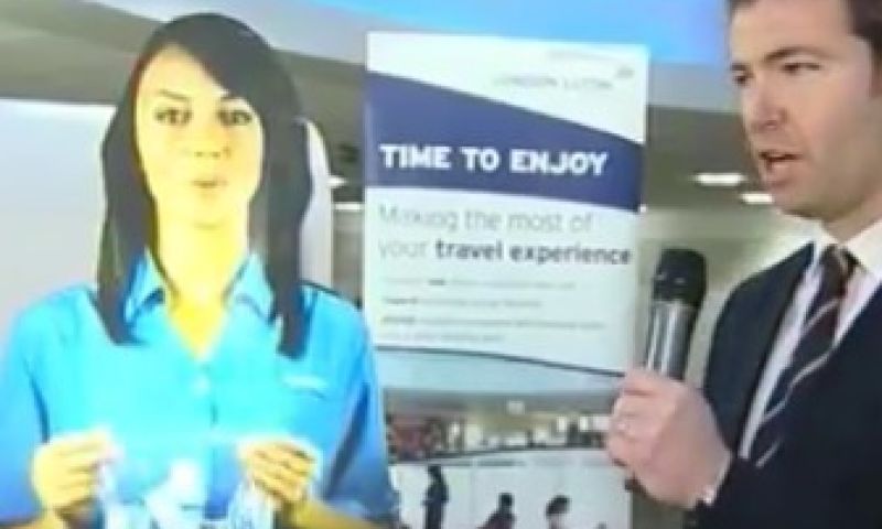 Hologrammen helpen op Brits vliegveld