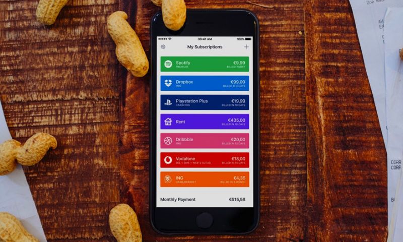 Deze app zet je maandelijkse abonnementskosten op een rij