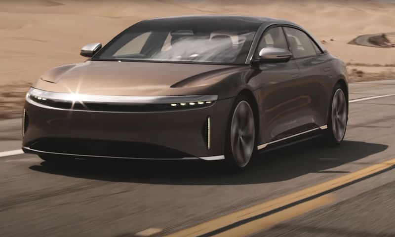 lucid air elektrische auto