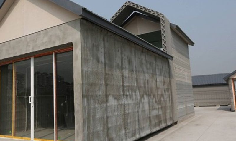 Chinees bedrijf 3d-print tien huizen per dag