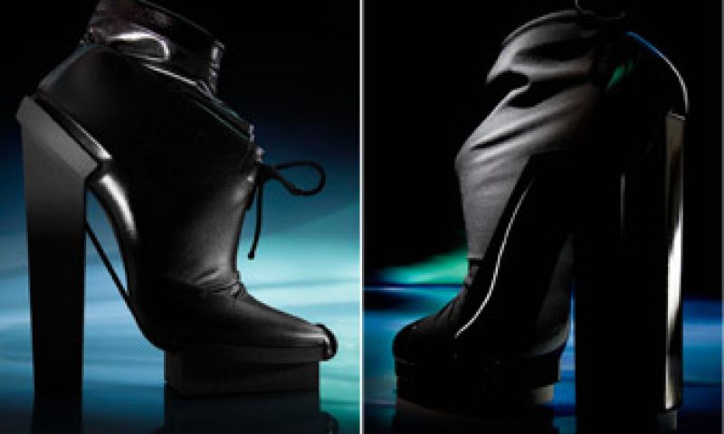 Schoenontwerp op basis van een auto