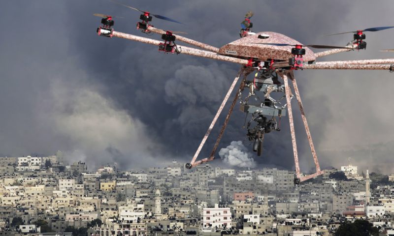 Leger Israël bestelt kleine drones met machinegeweren