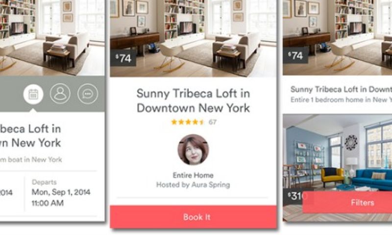 App: redesign voor Airbnb