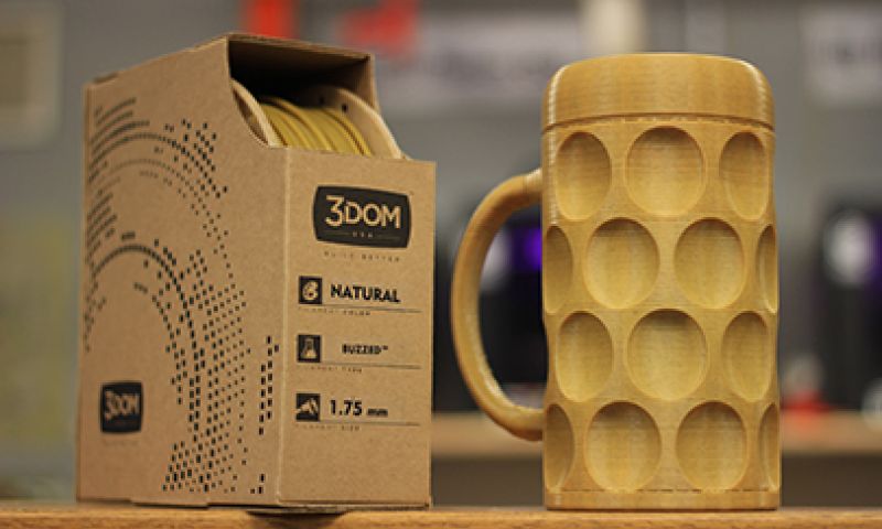 Nu ook 3D-print-filament gemaakt van bier