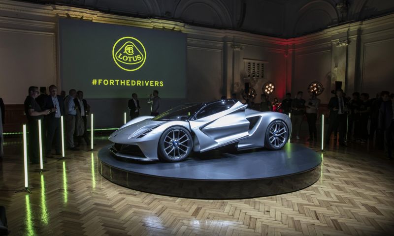 Lotus Evija elektrische sportwagen