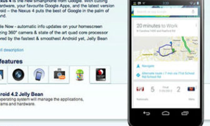 Debuut Android 4.2 op de Nexus 4 en 10